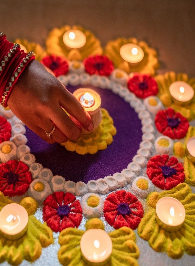 SNOOGG 200 Gram Purple Colour Sand for Rangoli and Craft - Fine Decorative Sand Perfect for Festivals, Diwali Home Decoration, Religious Art, Portrait Designs, DIY Craft Projects, School Art Activities, and Creative Artwork - Image 4